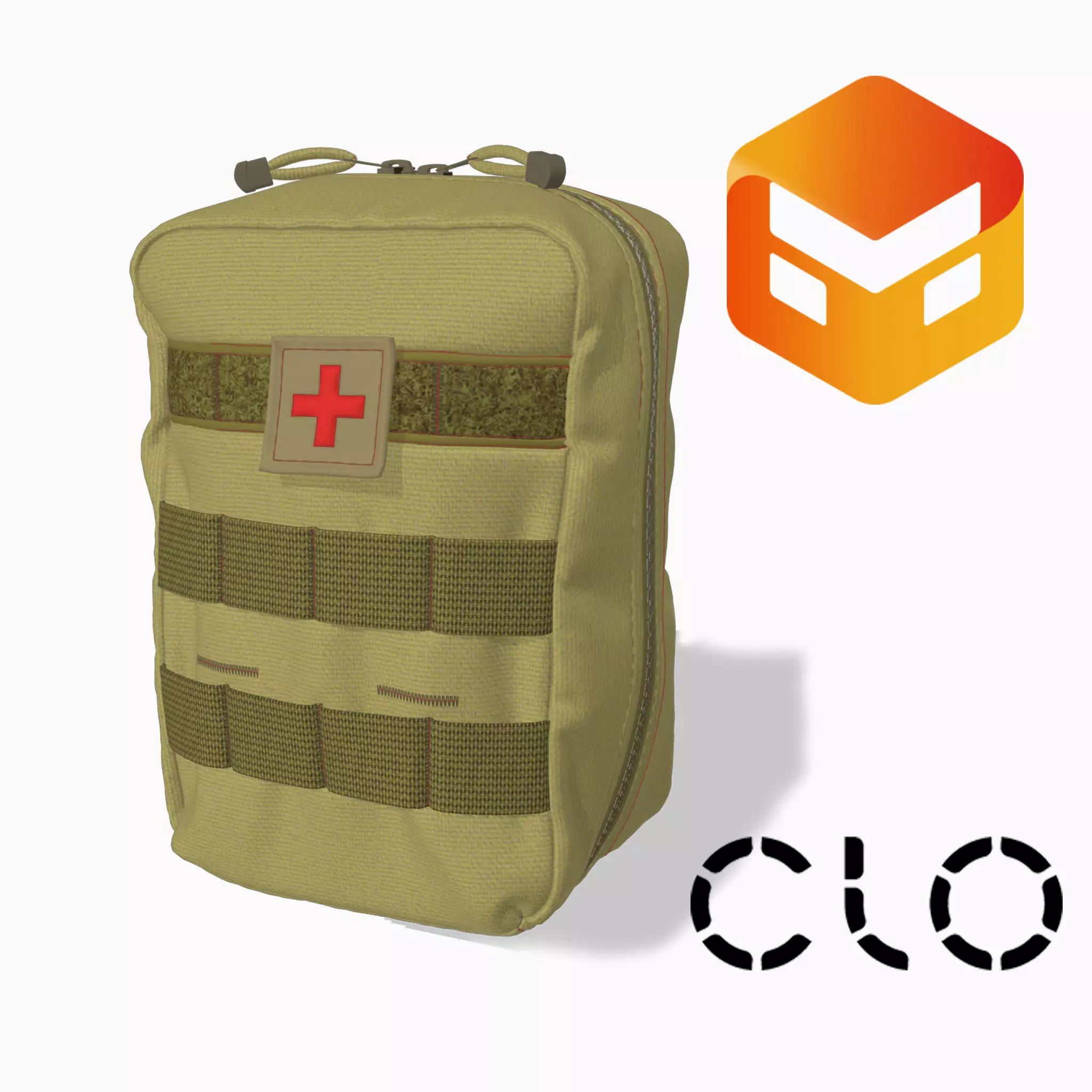 Medical pouch 3D model_0