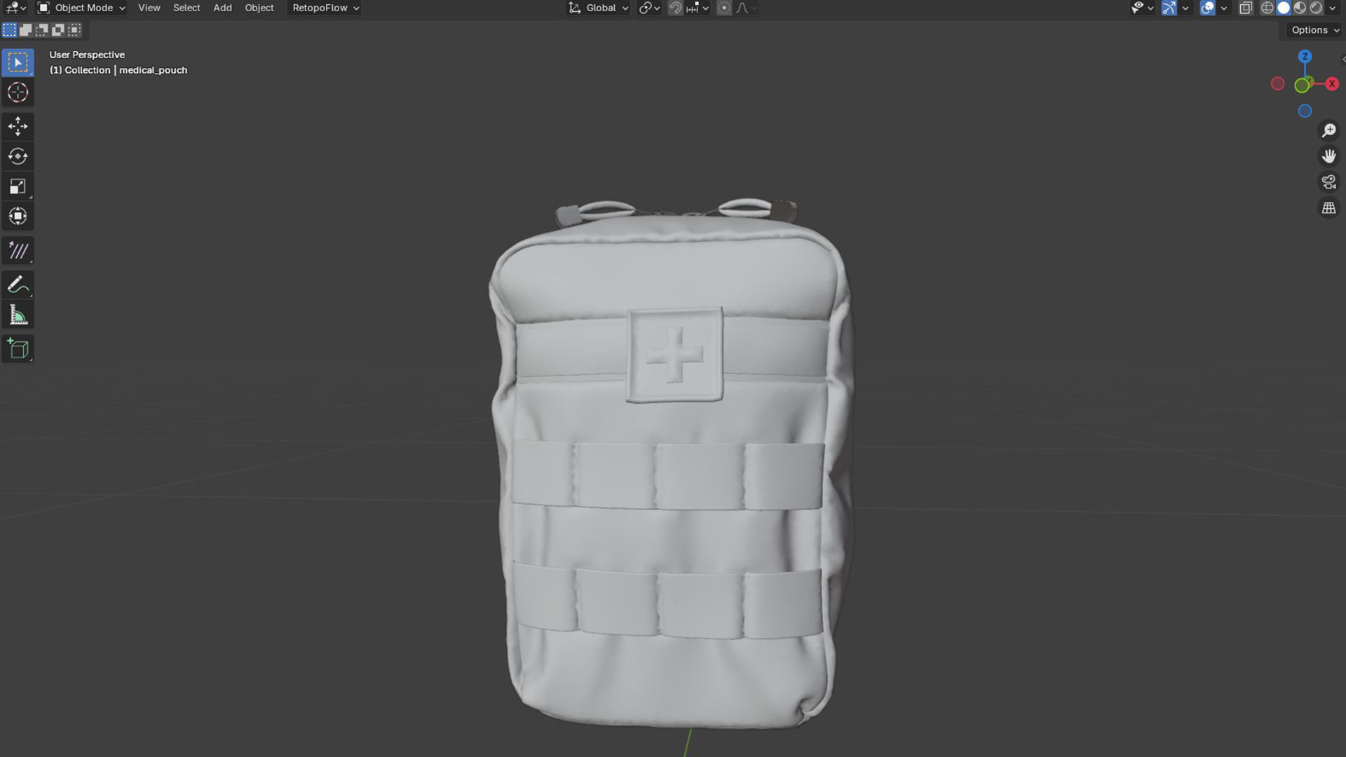 Medical pouch 3D model_8