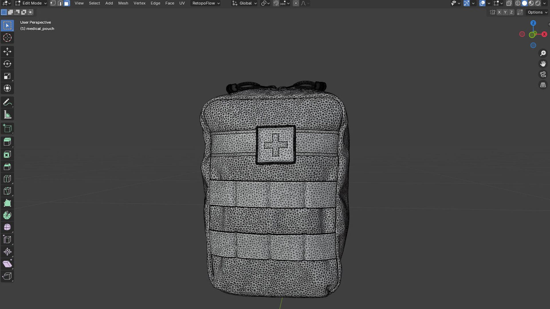 Medical pouch 3D model_10