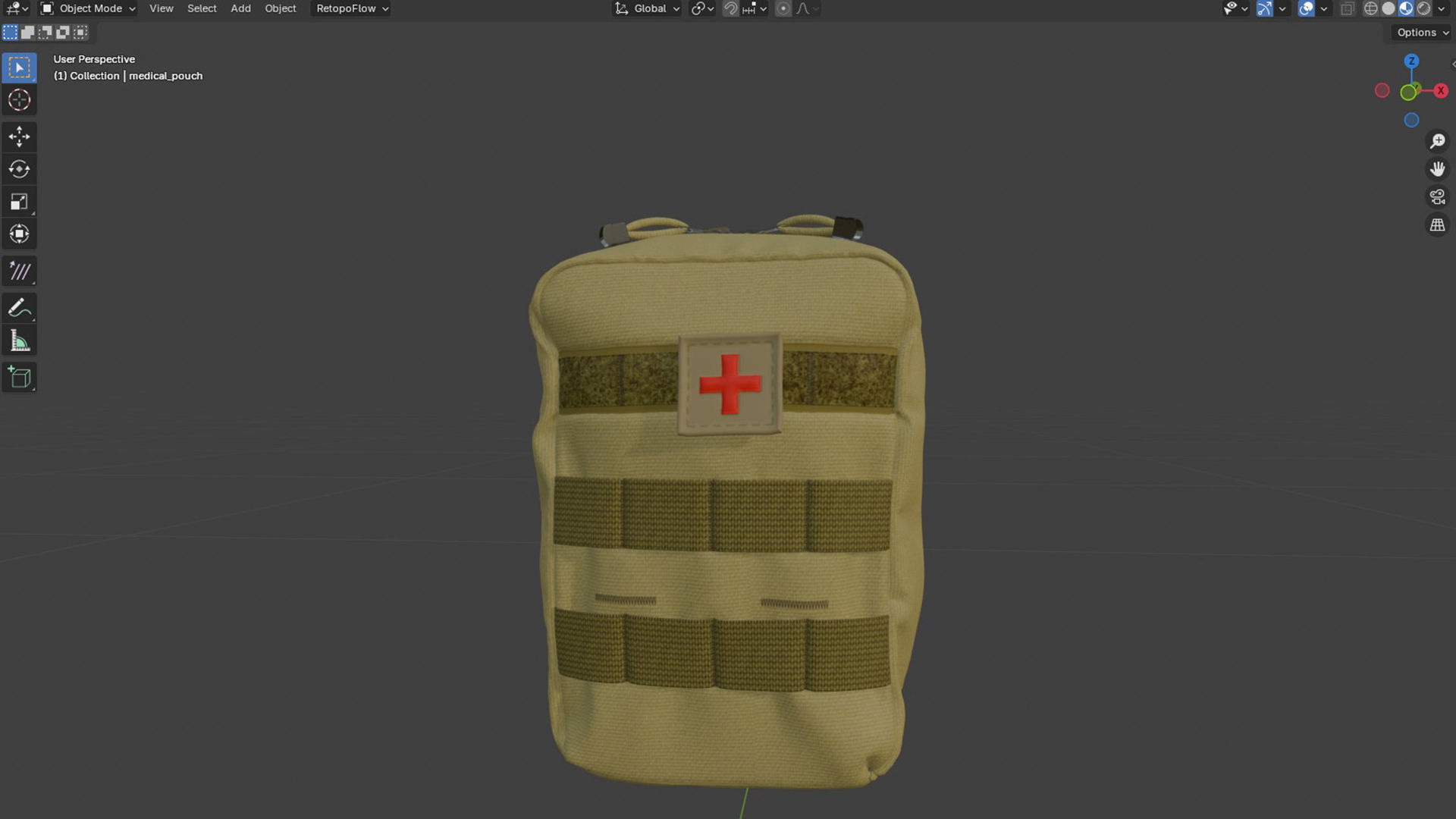 Medical pouch 3D model_9