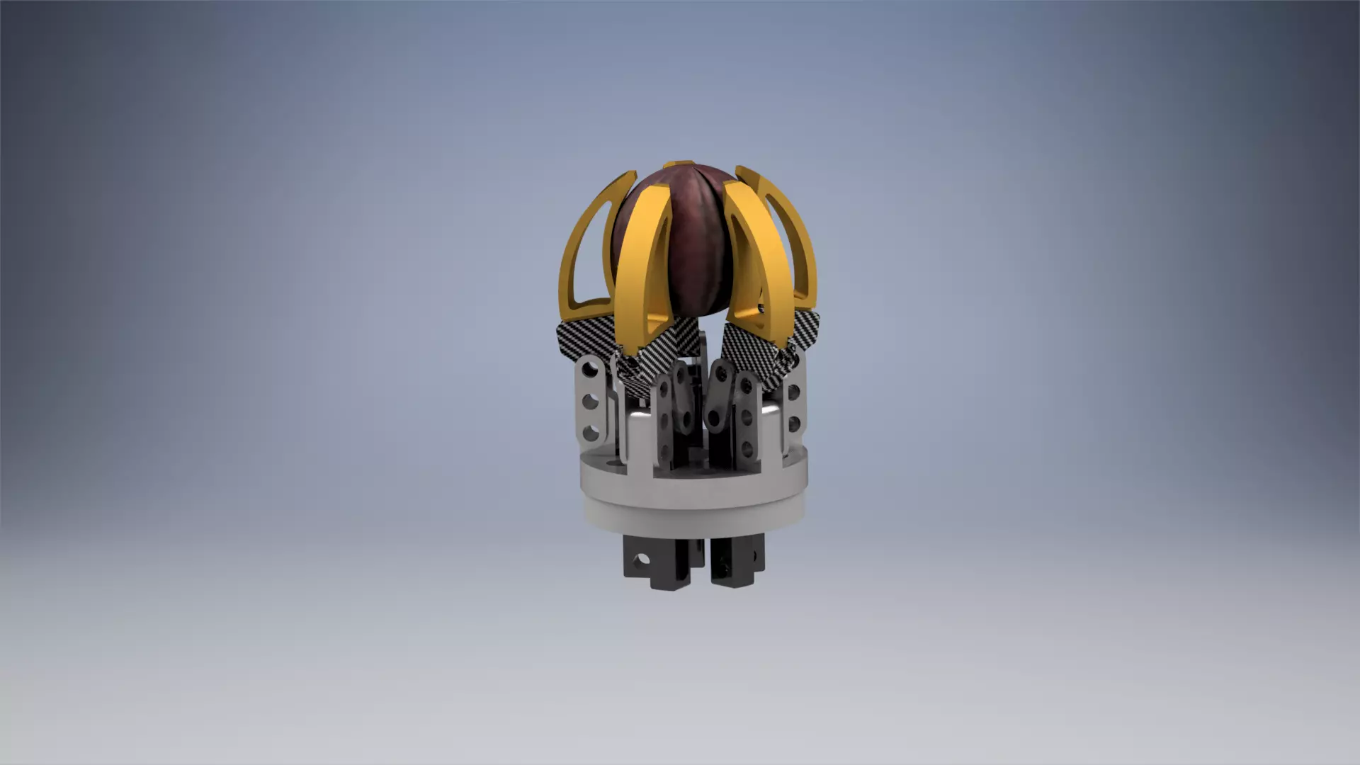 Five clamp gripper 3D model_0