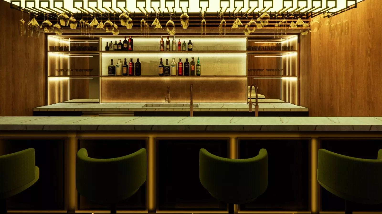 Bar Design 3D model_0