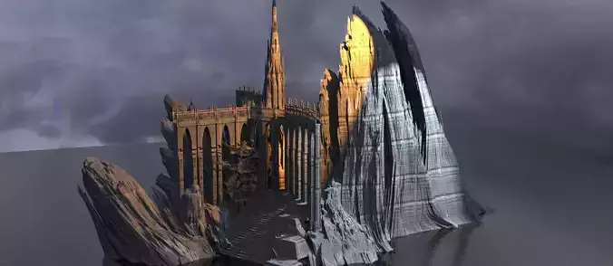 Ishtar Winged crescent mountain 5