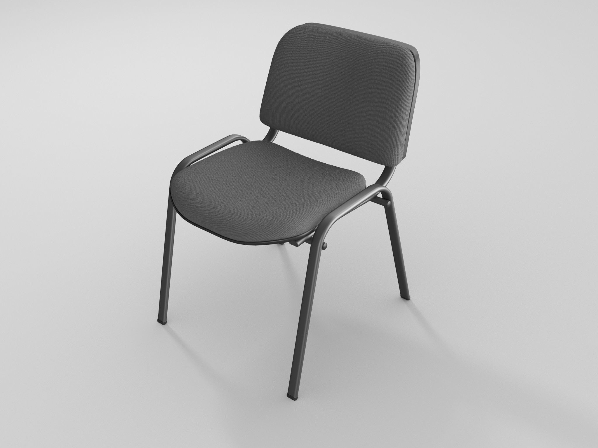 Office chair 3D model_2