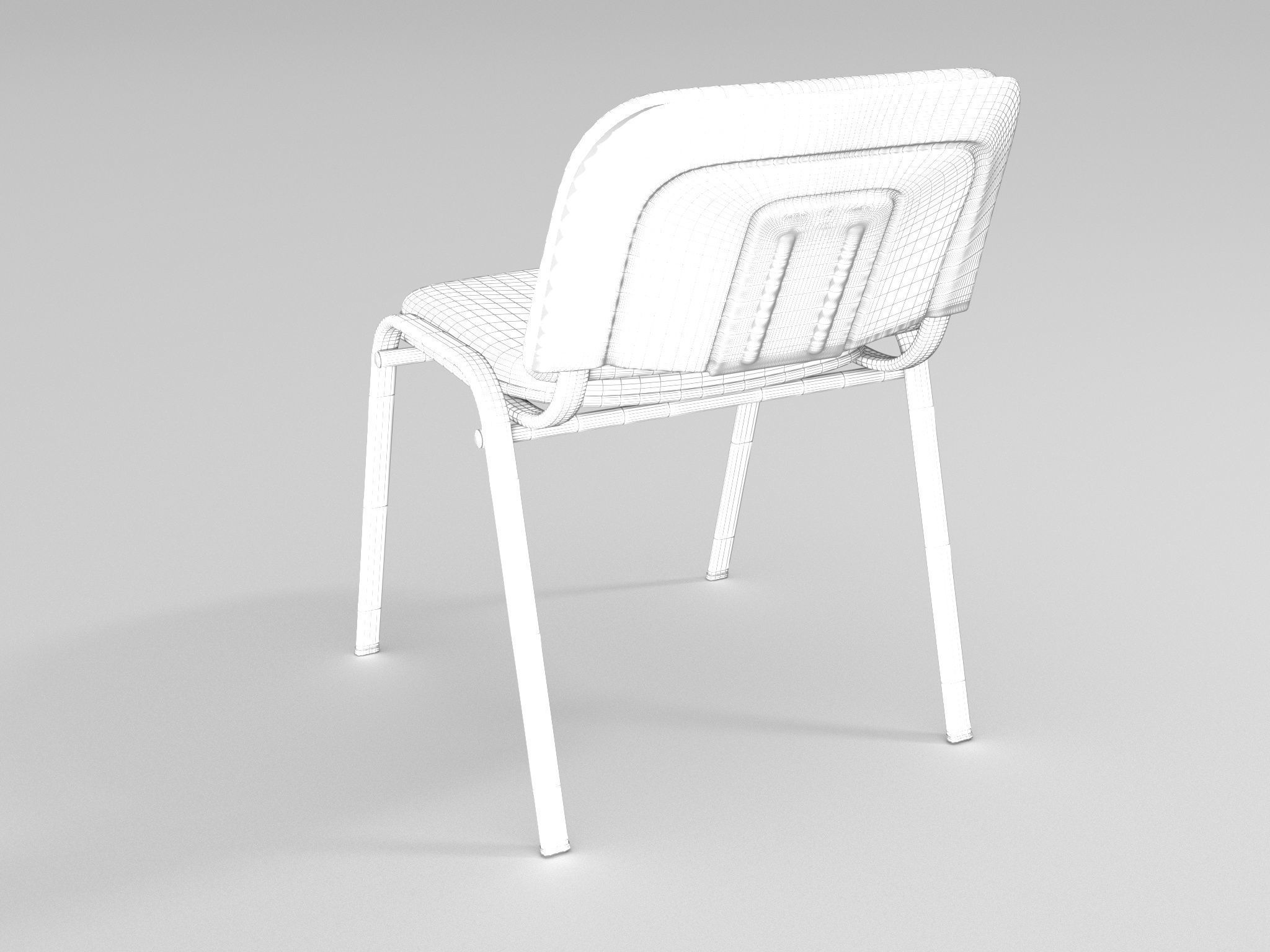 Office chair 3D model_1