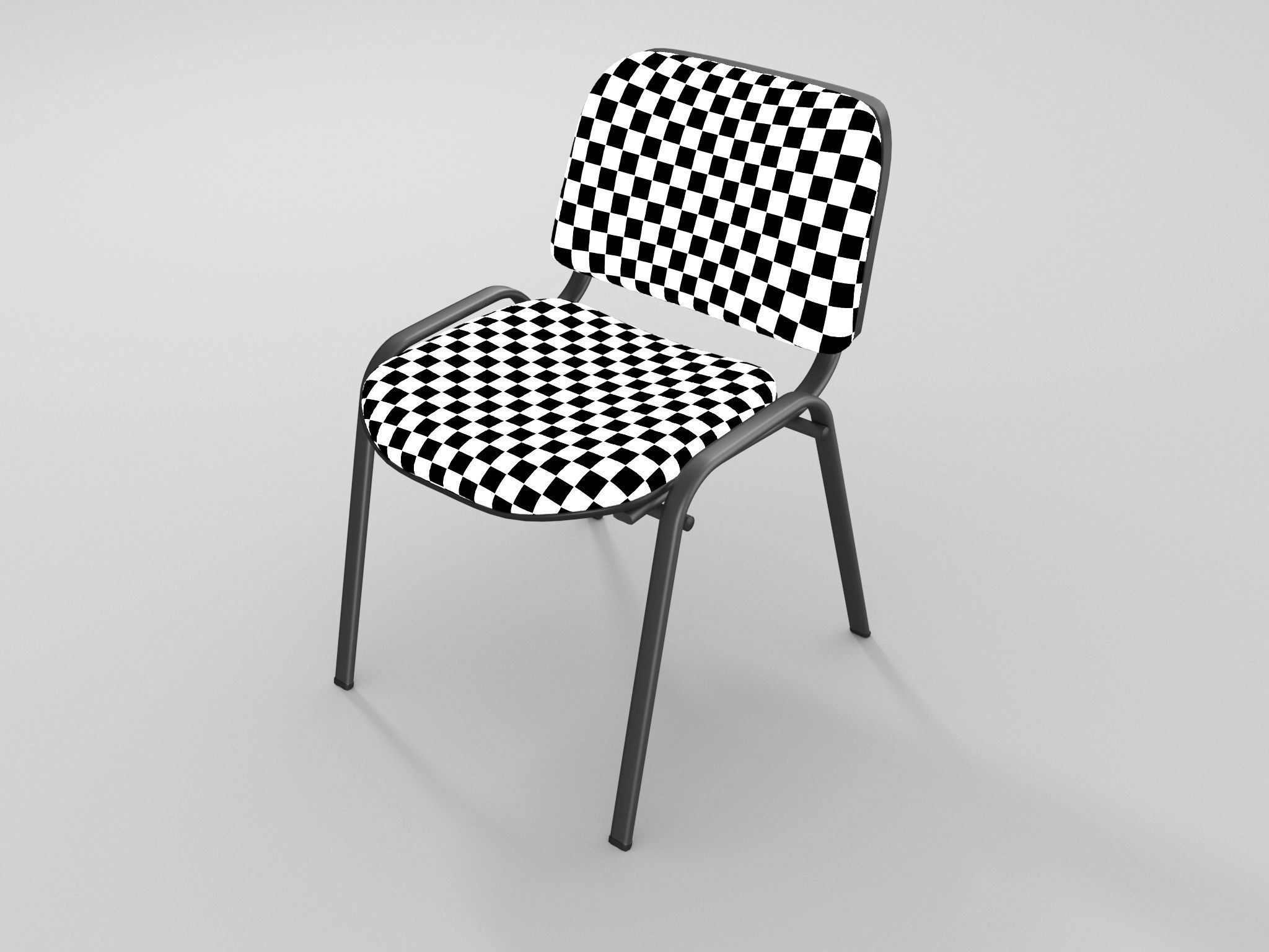Office chair 3D model_4