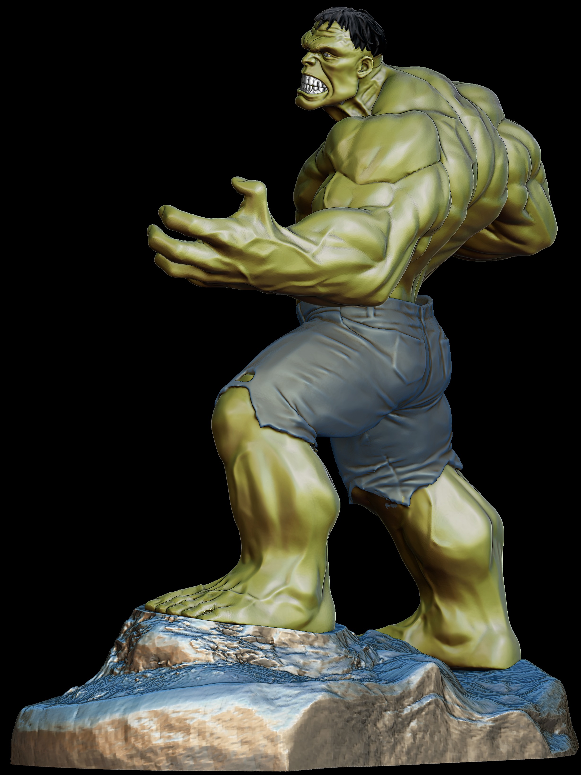 Hulk 3d Print 3D print model_4