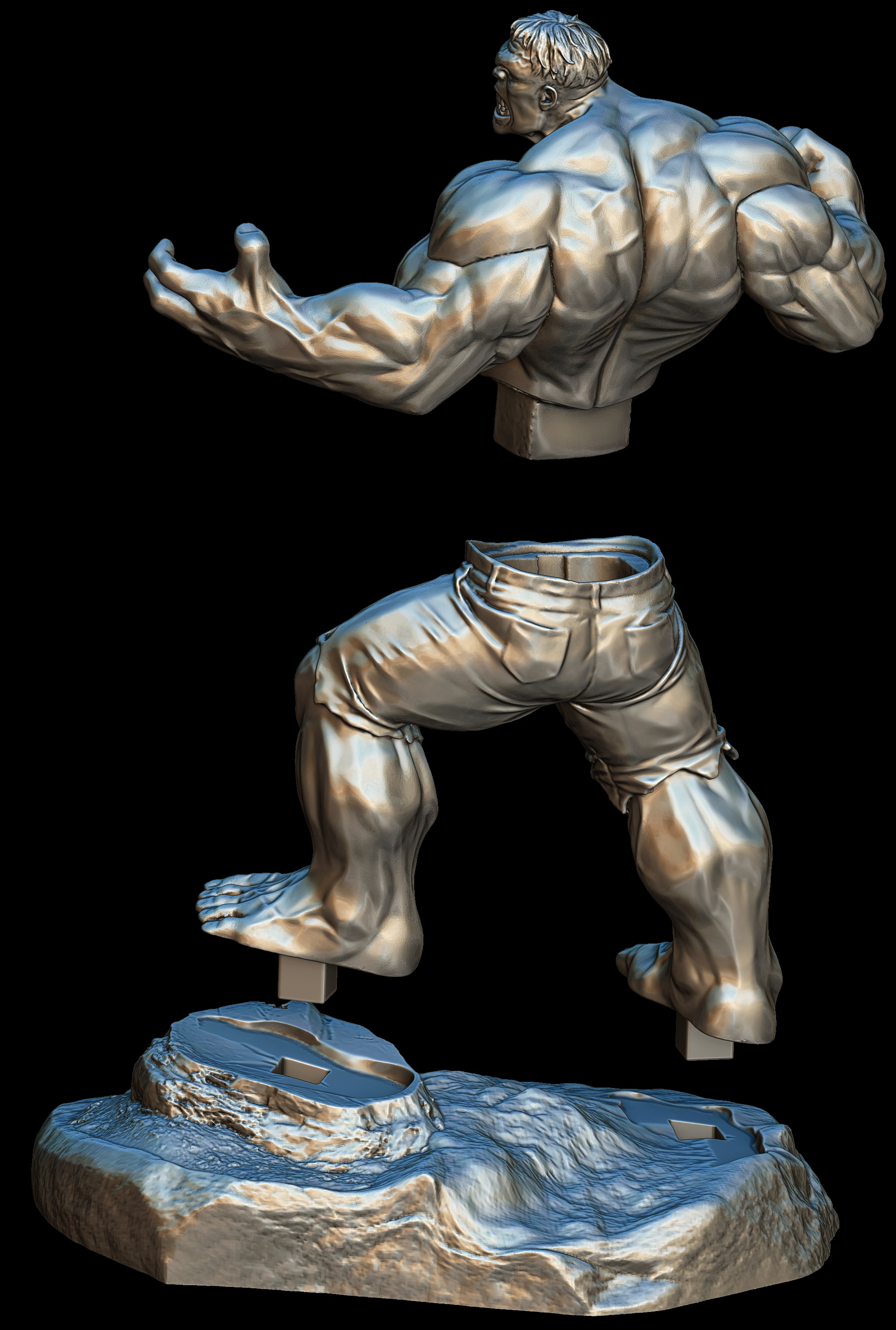 Hulk 3d Print 3D print model_9