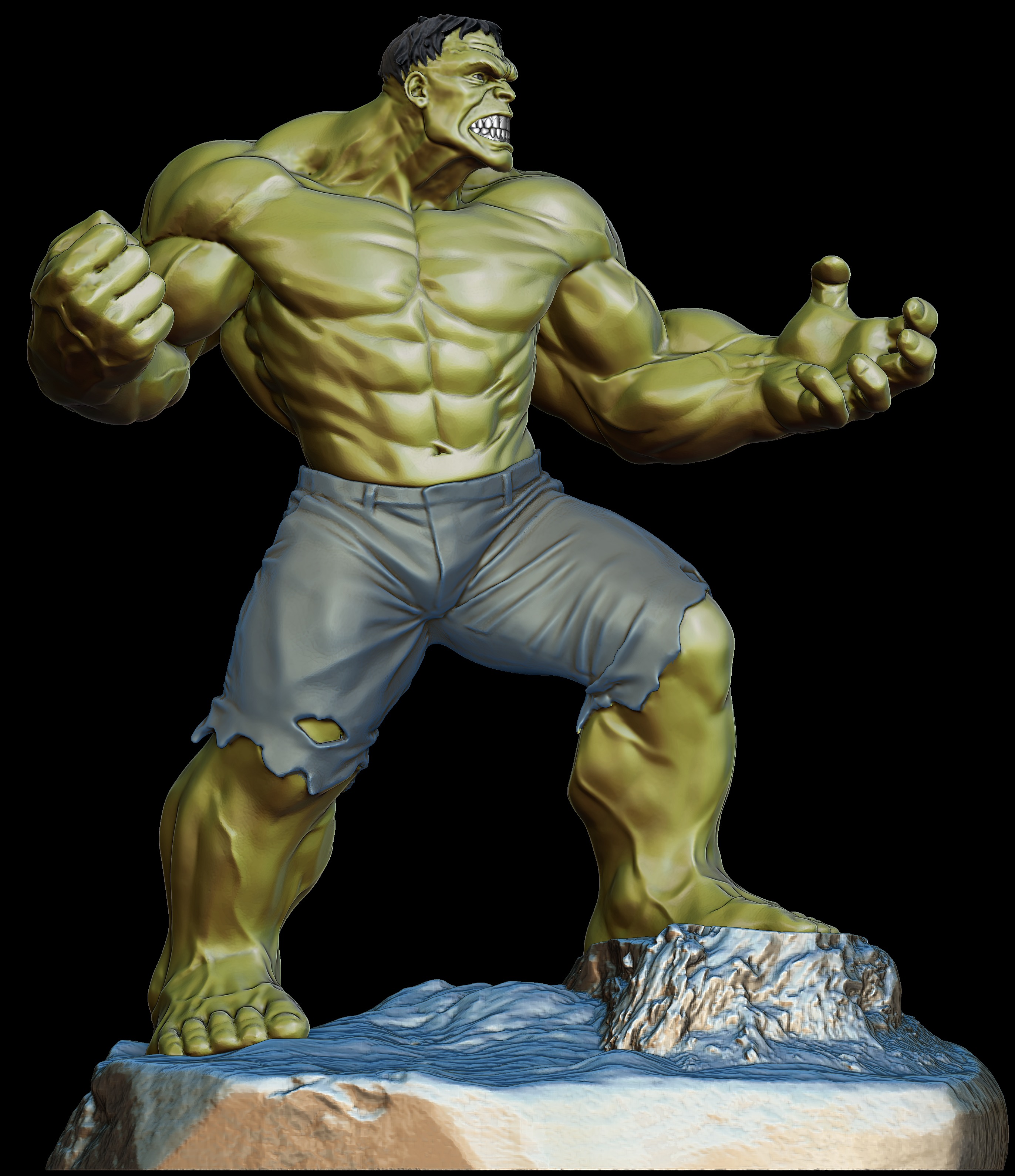 Hulk 3d Print 3D print model_1