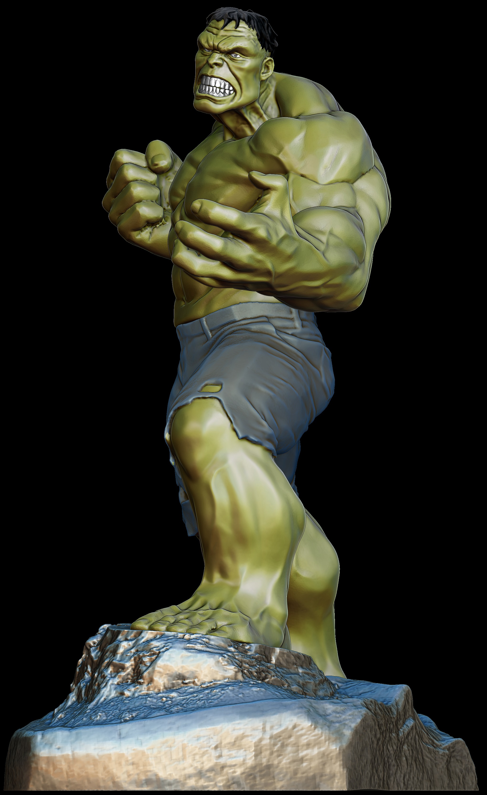 Hulk 3d Print 3D print model_3
