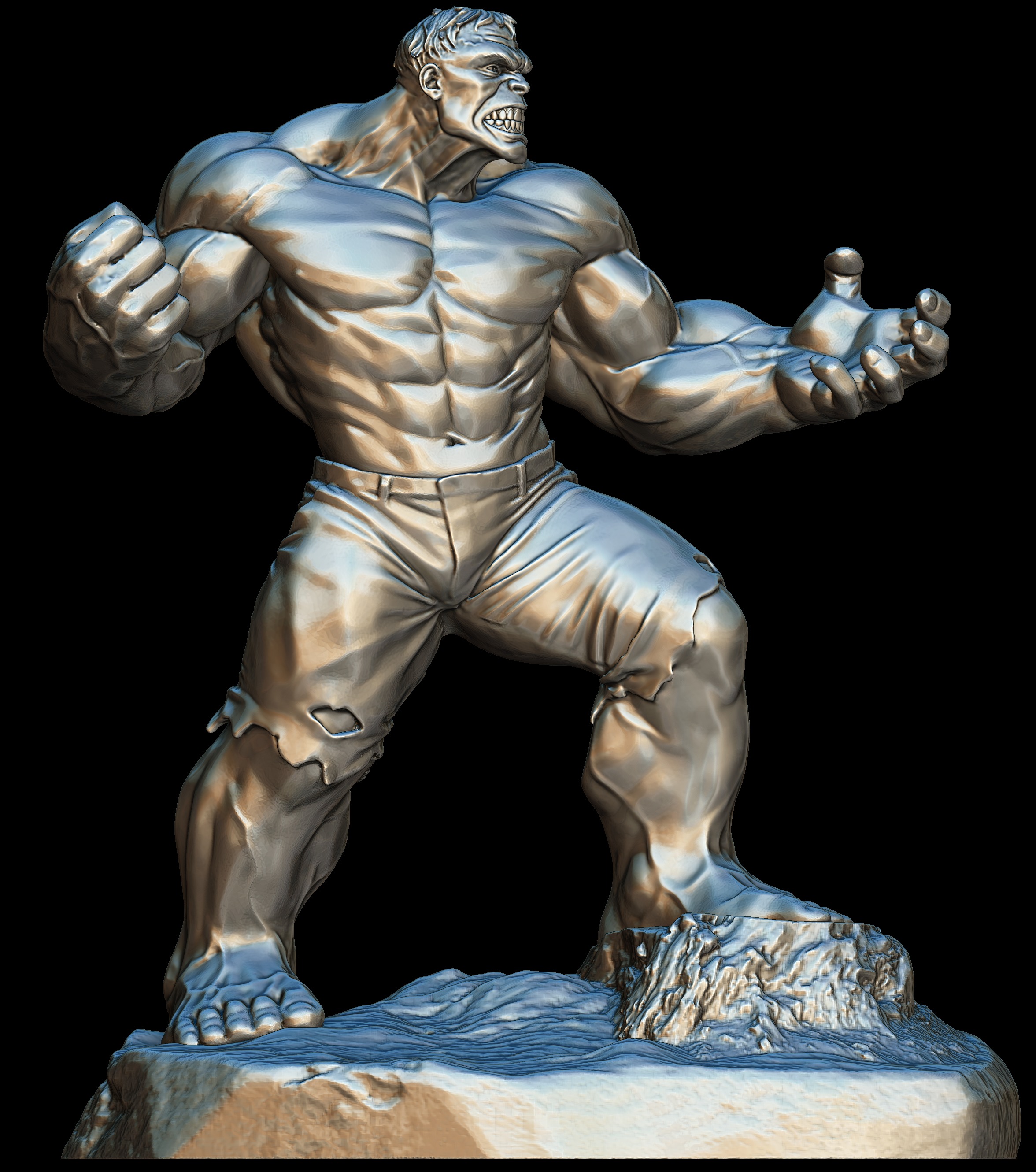 Hulk 3d Print 3D print model_8