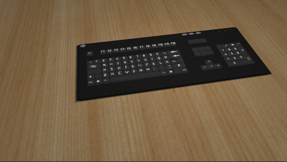 Teclado 3D model_1