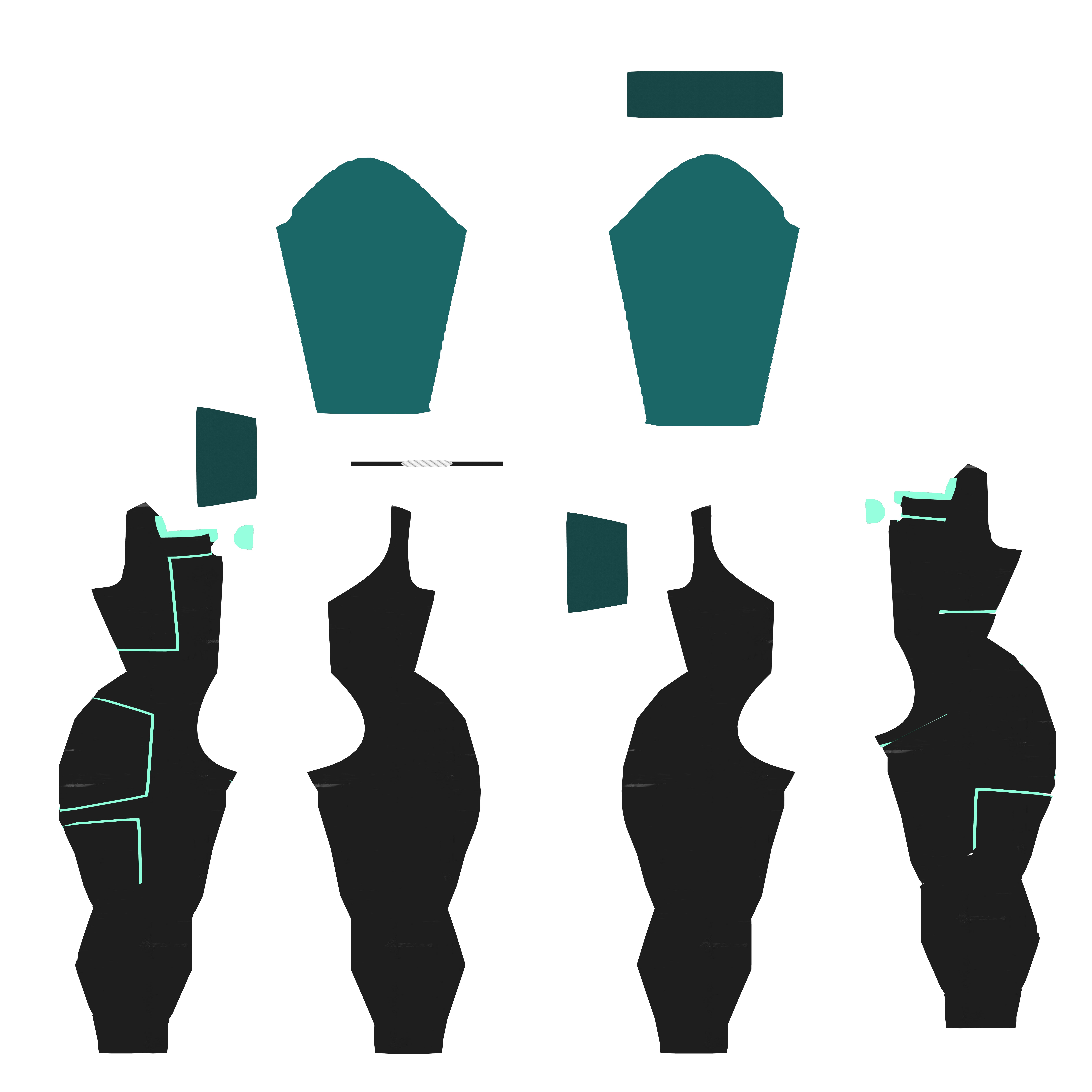 light suit fbx Low-poly 3D model_3