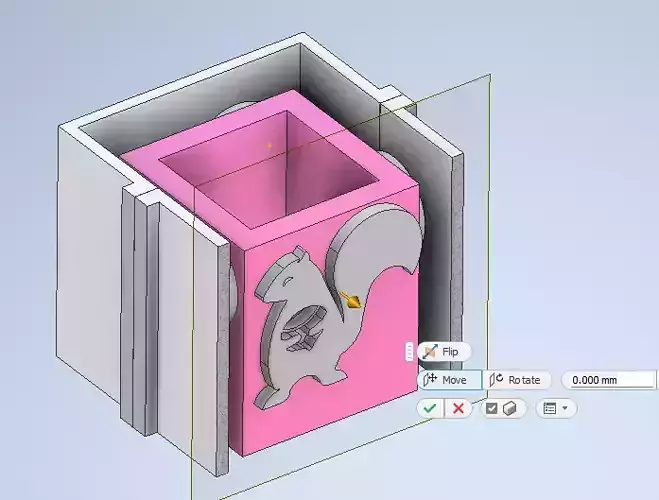 squirrel candel silicon mold