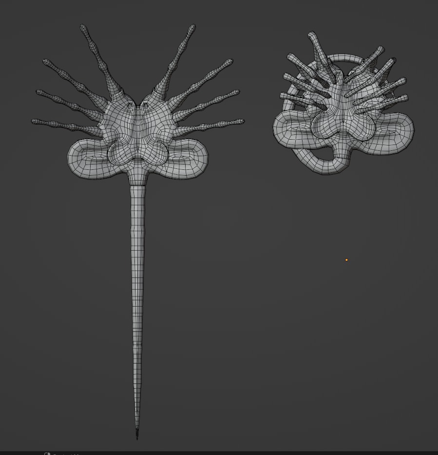 Facehugger Pbr Low-poly 3D model_4
