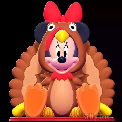 Minnie Mouse Thanksgiving Turkey costume