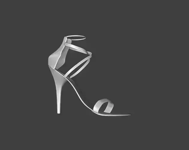 basic high heel Free 3D model