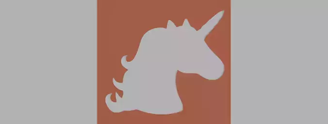 stencil unicorn