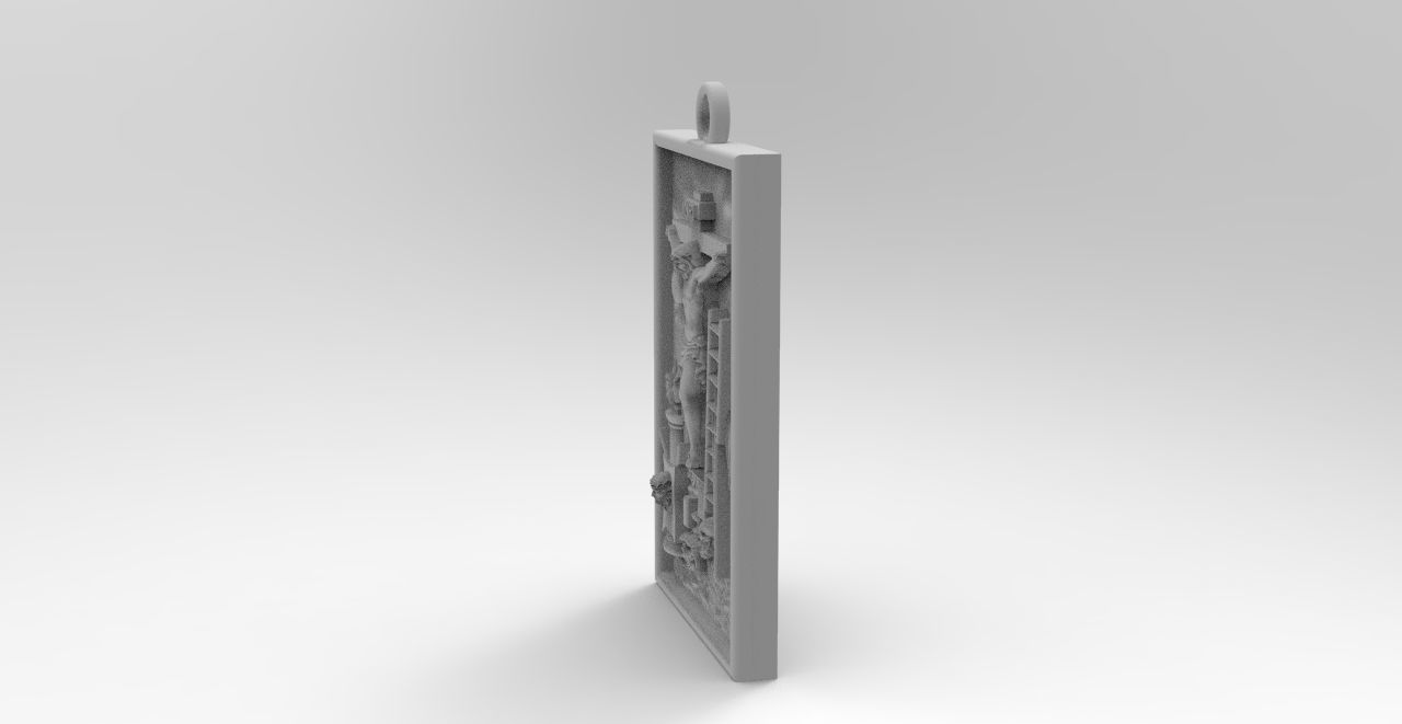 cristo justo juez 3D print model_4