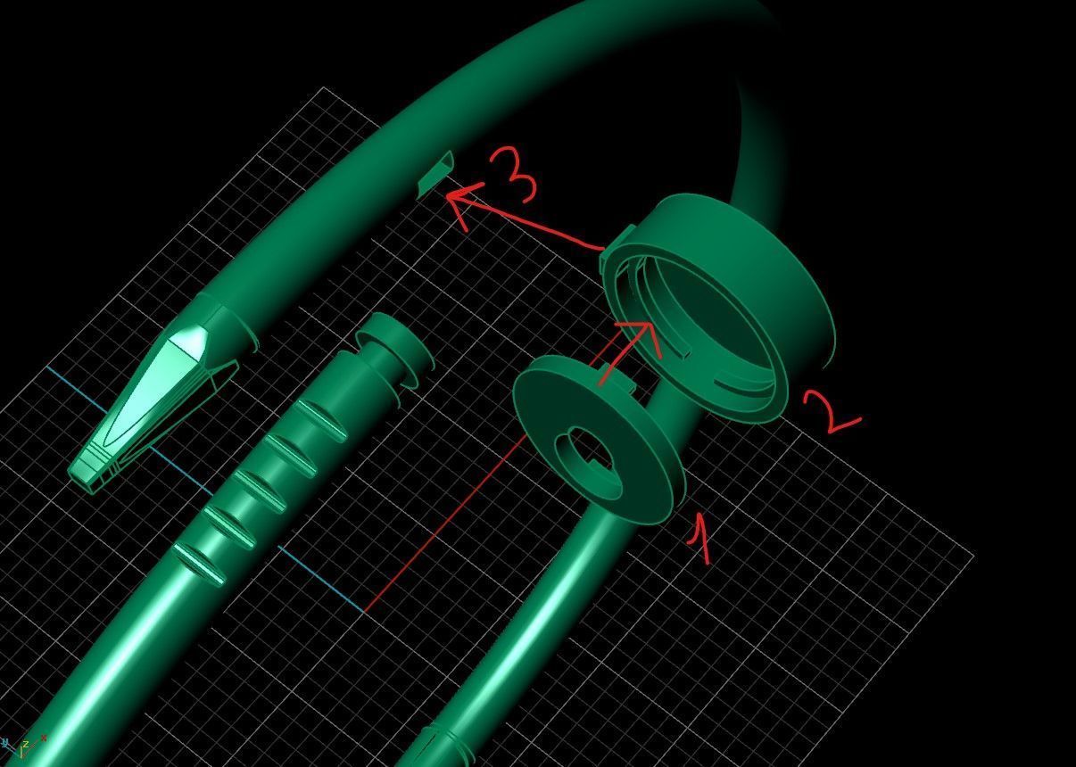 carter nail tip new without stone carite 3D print model_4