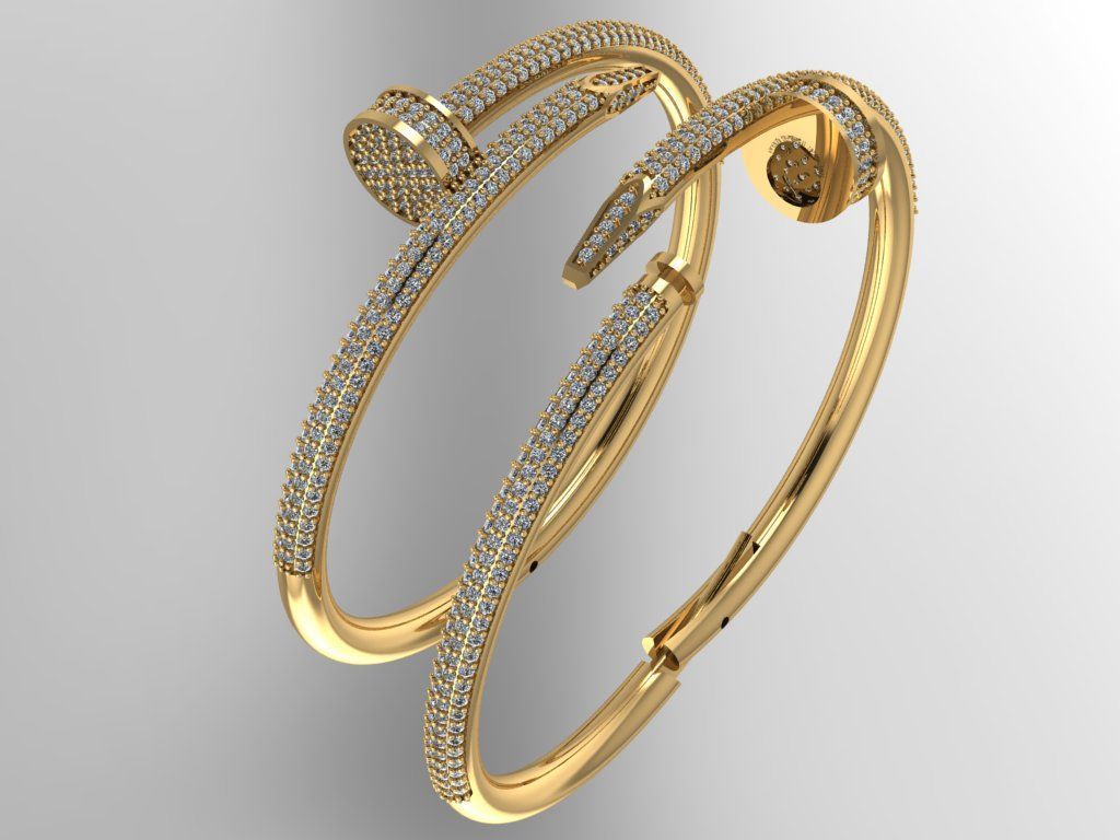 nail tip desing bracelets carter stone 3D print model_6