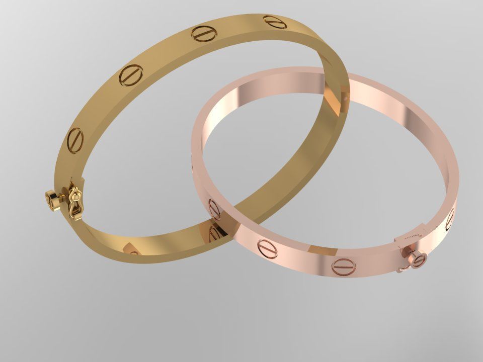 new design another bracelet sump carter screw 3D print model_2