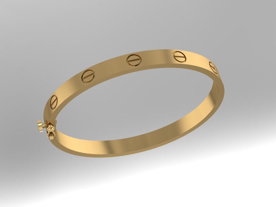 new design another bracelet sump carter screw 3D print model_7