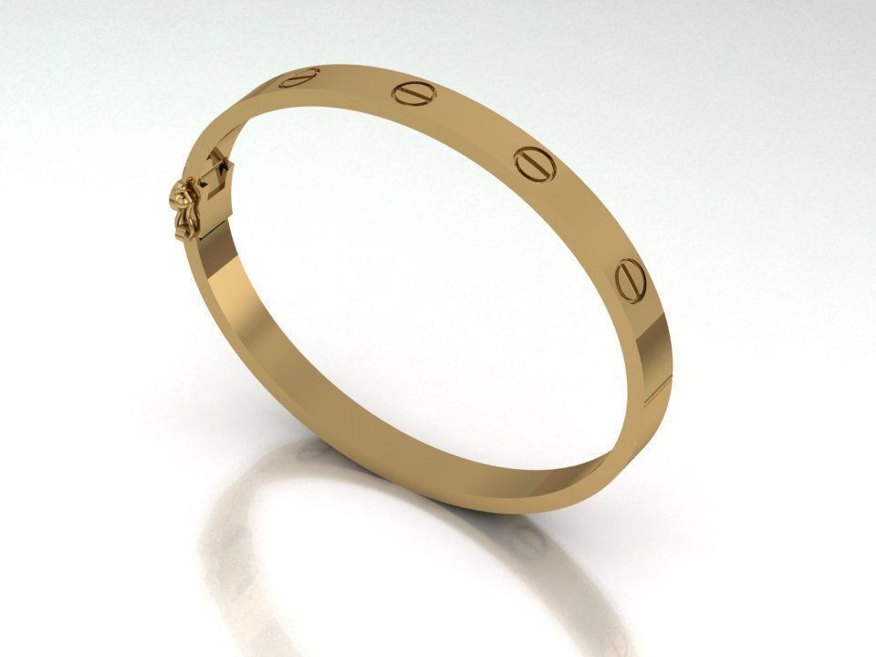 new design another bracelet sump carter screw 3D print model_3