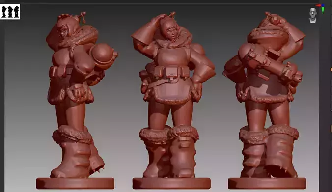 Overwatch Mei STL and OBJ 