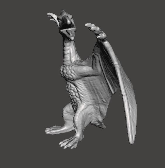 JP PTERODACTYL FIGURE MODEL ANIMAL CREATURE WILDLIFE 3D print model_3