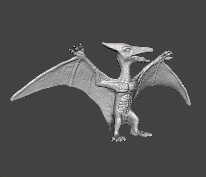 JP PTERODACTYL FIGURE MODEL ANIMAL CREATURE WILDLIFE 3D print model_1