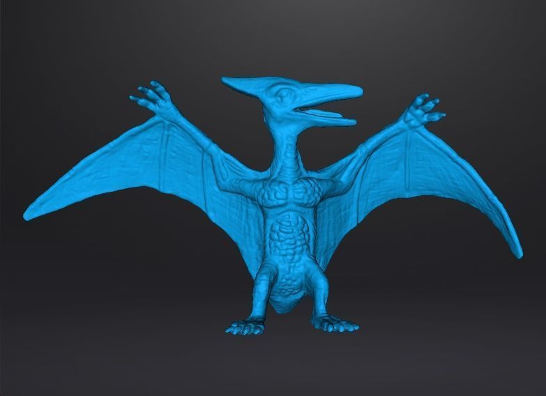 JP PTERODACTYL FIGURE MODEL ANIMAL CREATURE WILDLIFE 3D print model_8