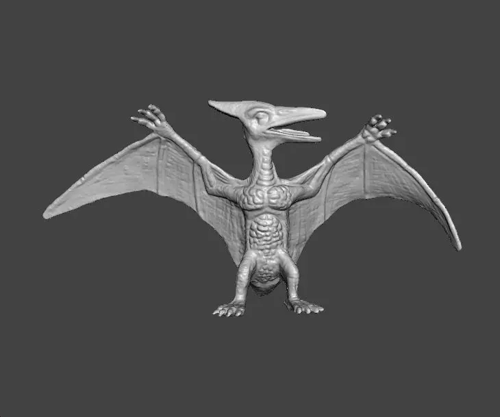 JP PTERODACTYL FIGURE MODEL ANIMAL CREATURE WILDLIFE 3D print model_0