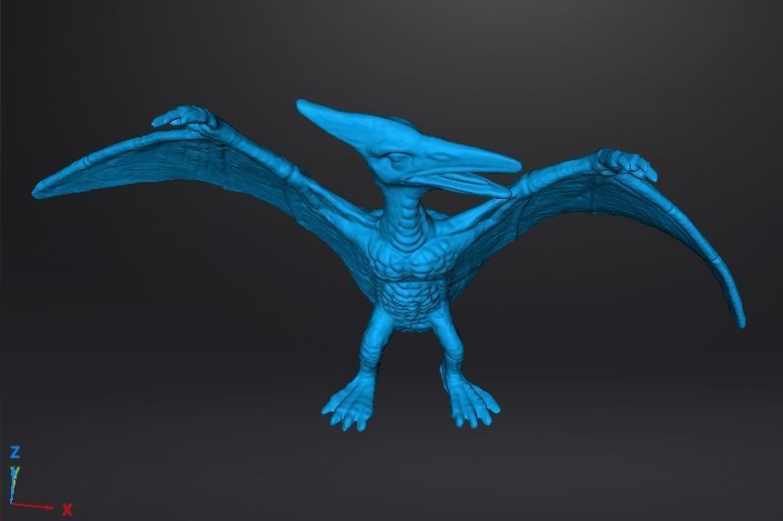 JP PTERODACTYL FIGURE MODEL ANIMAL CREATURE WILDLIFE 3D print model_11