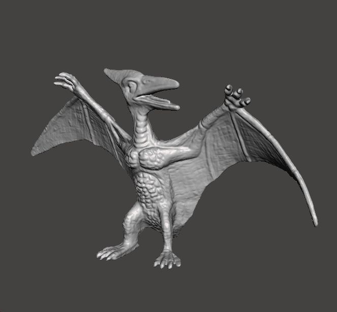 JP PTERODACTYL FIGURE MODEL ANIMAL CREATURE WILDLIFE 3D print model_2