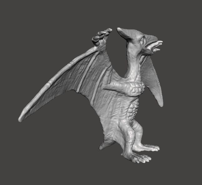 JP PTERODACTYL FIGURE MODEL ANIMAL CREATURE WILDLIFE 3D print model_4