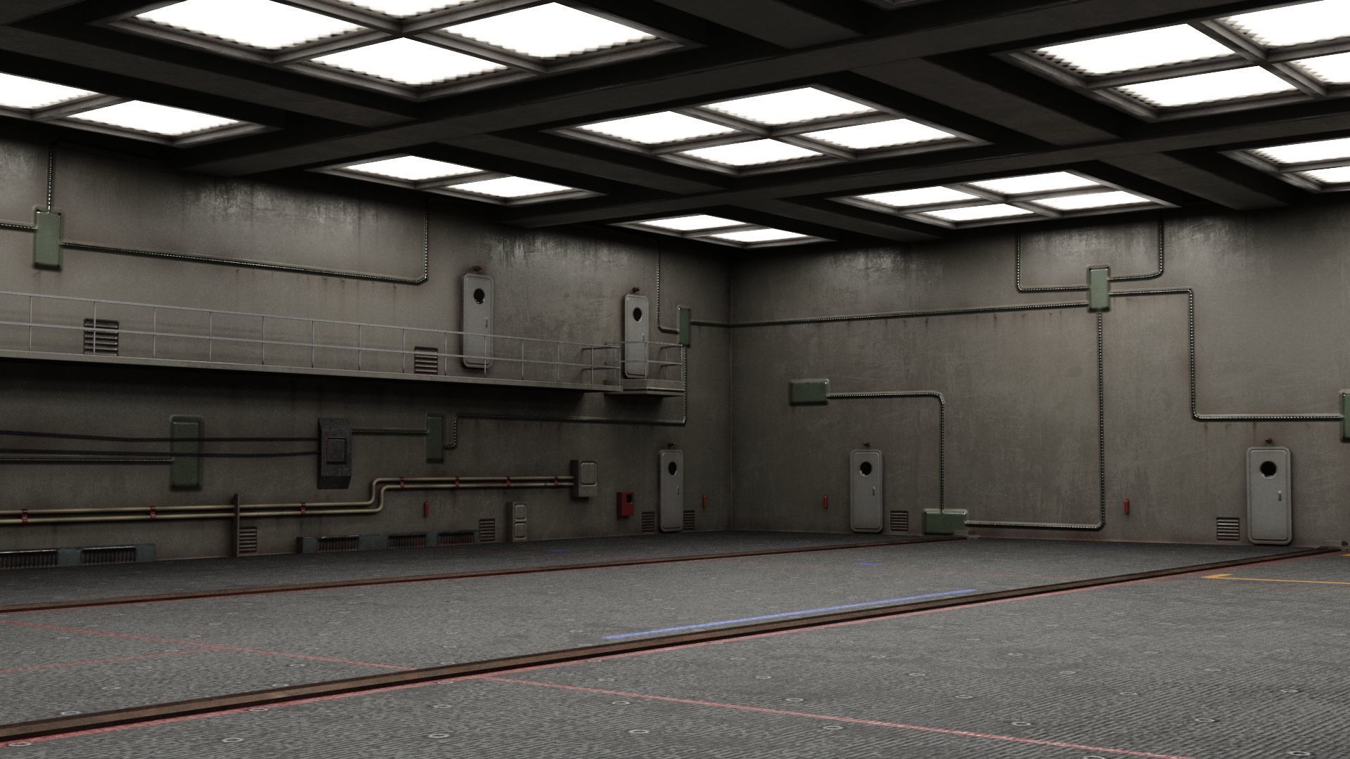 INS Vikramaditya Carrier Type 1143 Aircraft Carrier Kive Low-poly 3D model_20