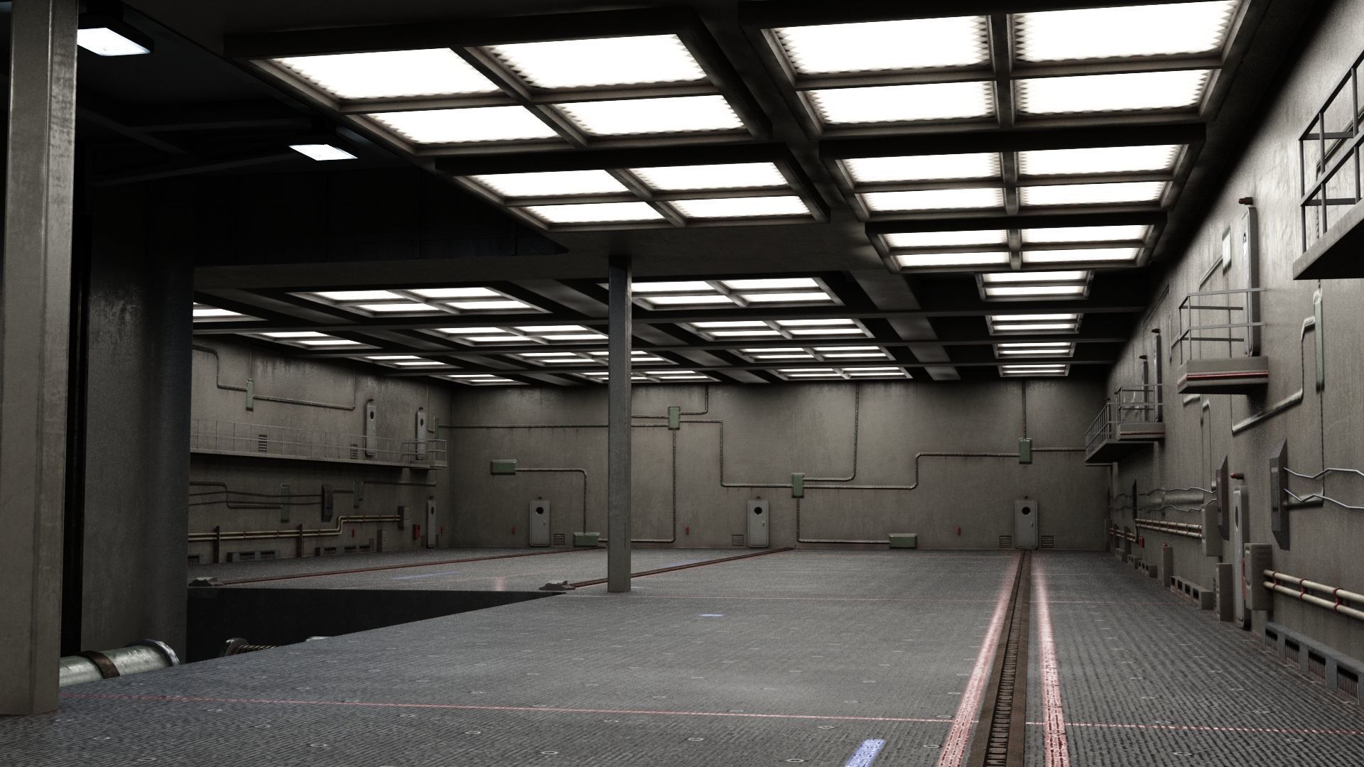 INS Vikramaditya Carrier Type 1143 Aircraft Carrier Kive Low-poly 3D model_19