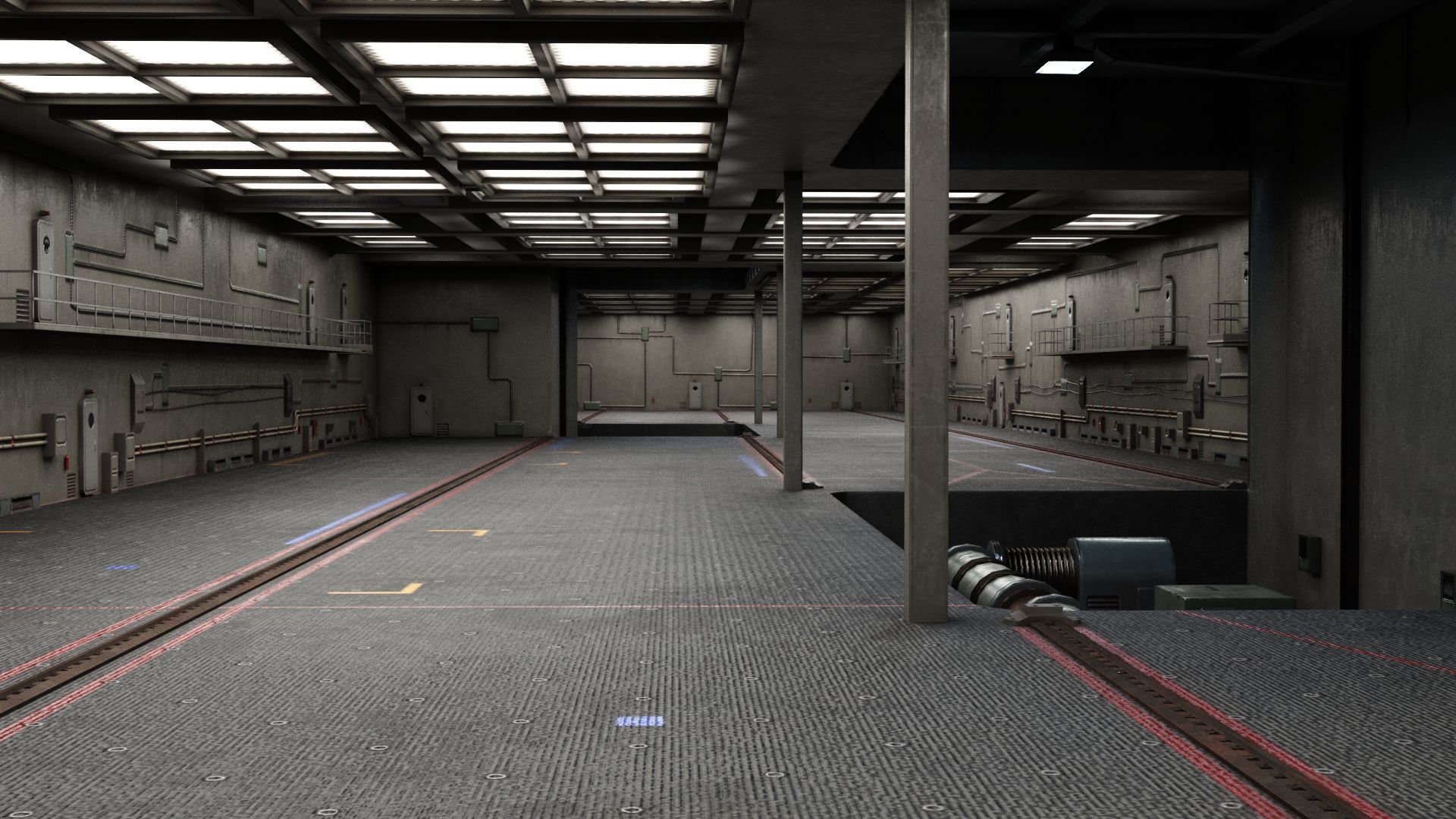 INS Vikramaditya Carrier Type 1143 Aircraft Carrier Kive Low-poly 3D model_22