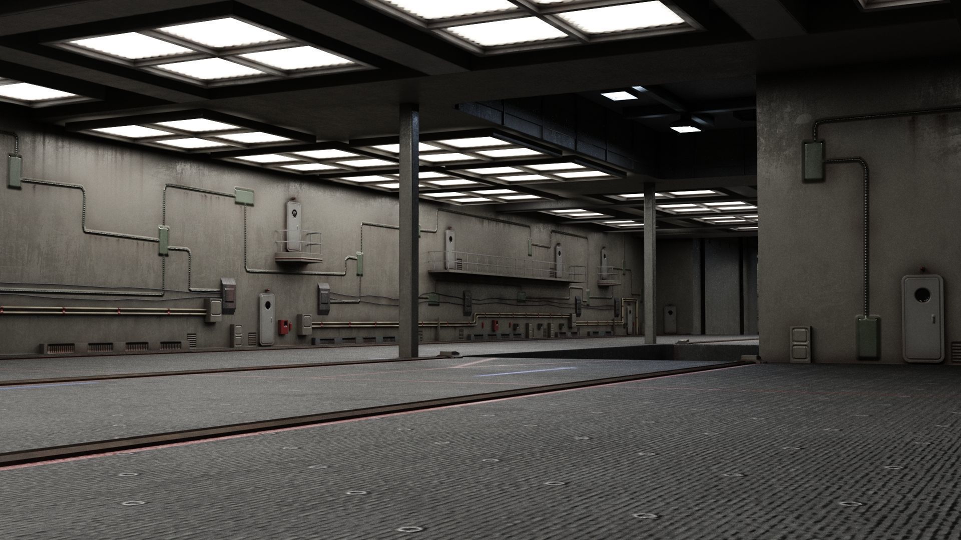 INS Vikramaditya Carrier Type 1143 Aircraft Carrier Kive Low-poly 3D model_17