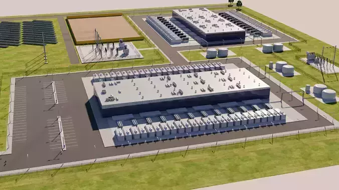 Google Data Center Area