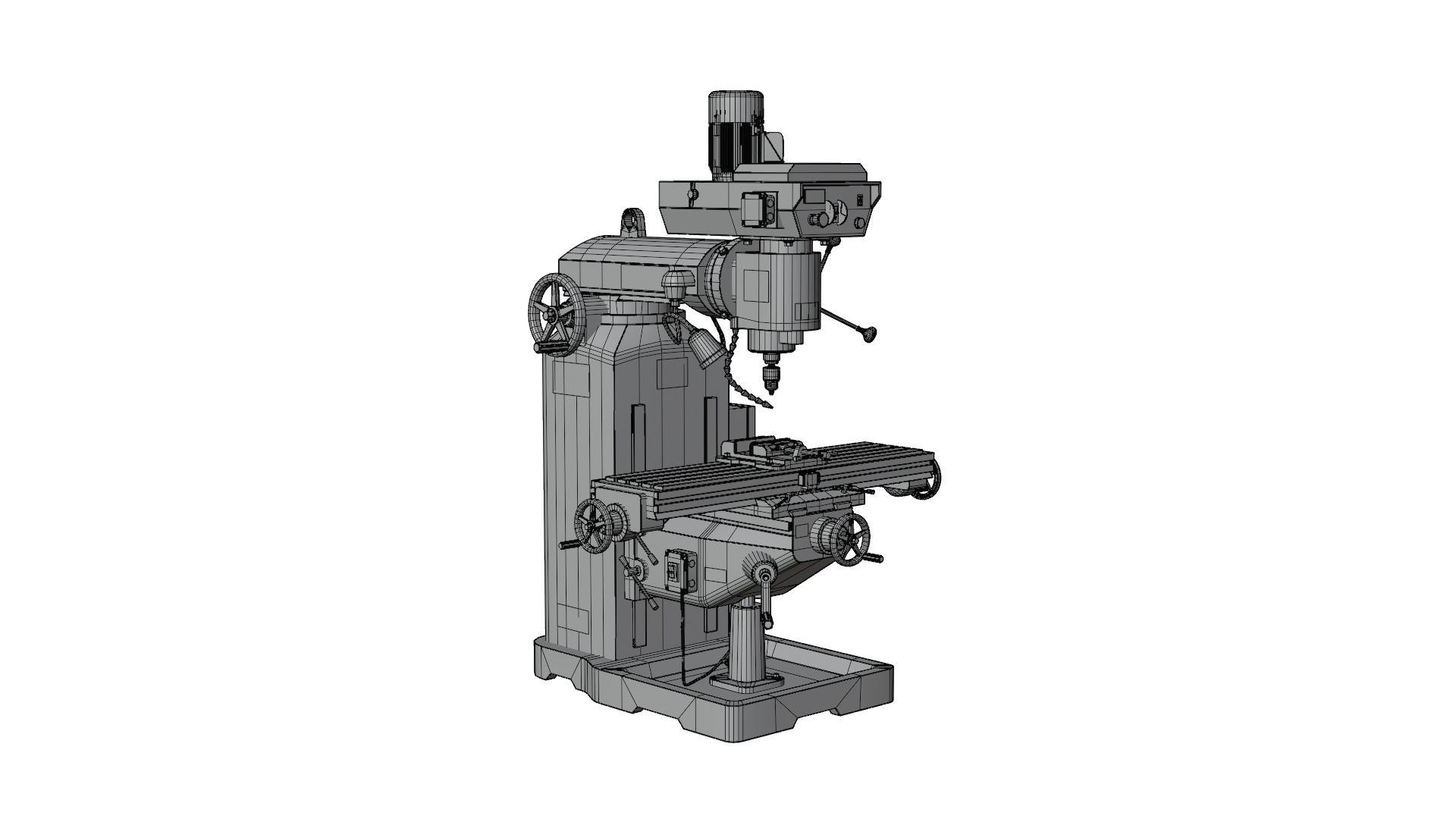 Vertical Milling 3D model_17