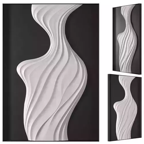 abstract white texture art