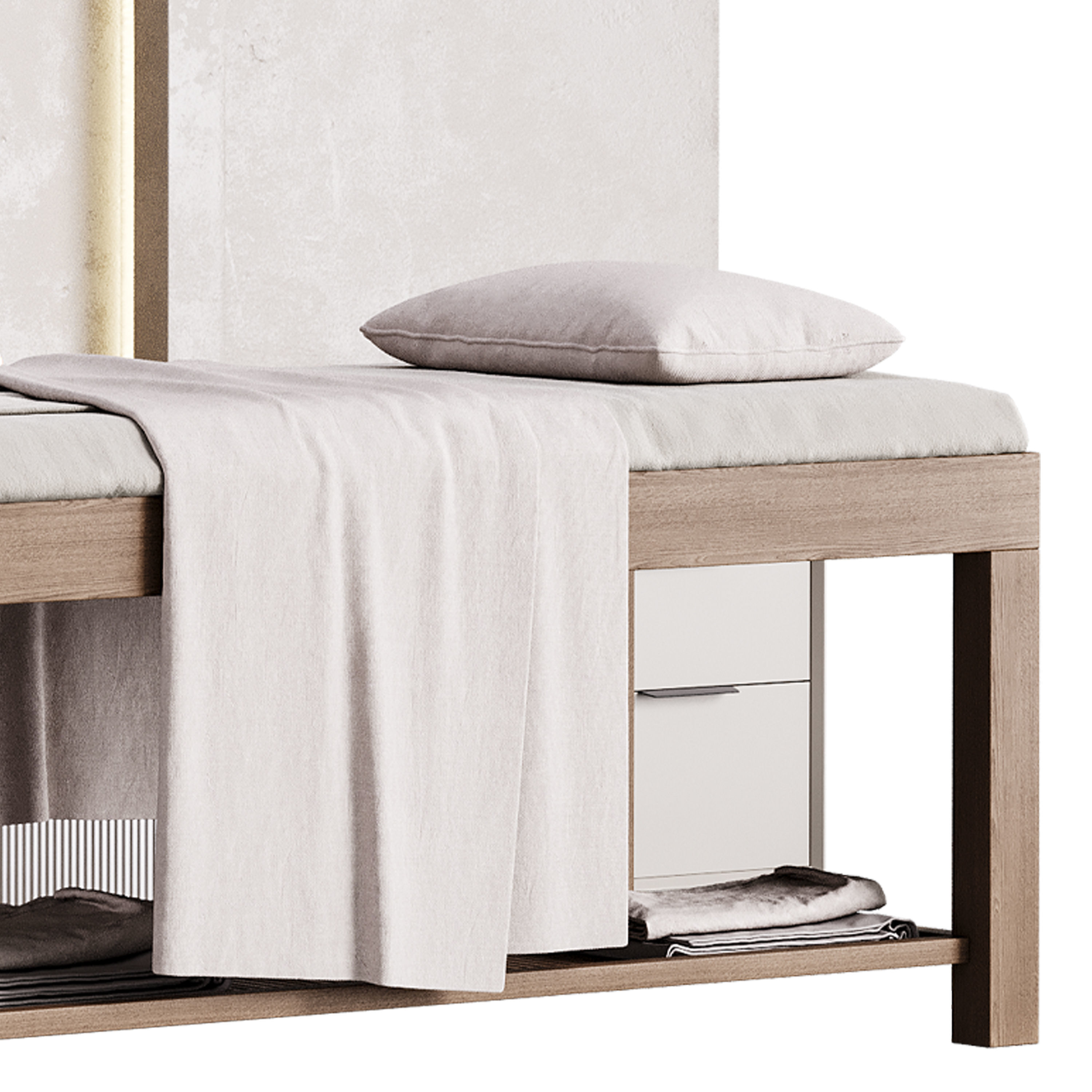 Modern spa and accessories 3D model_10