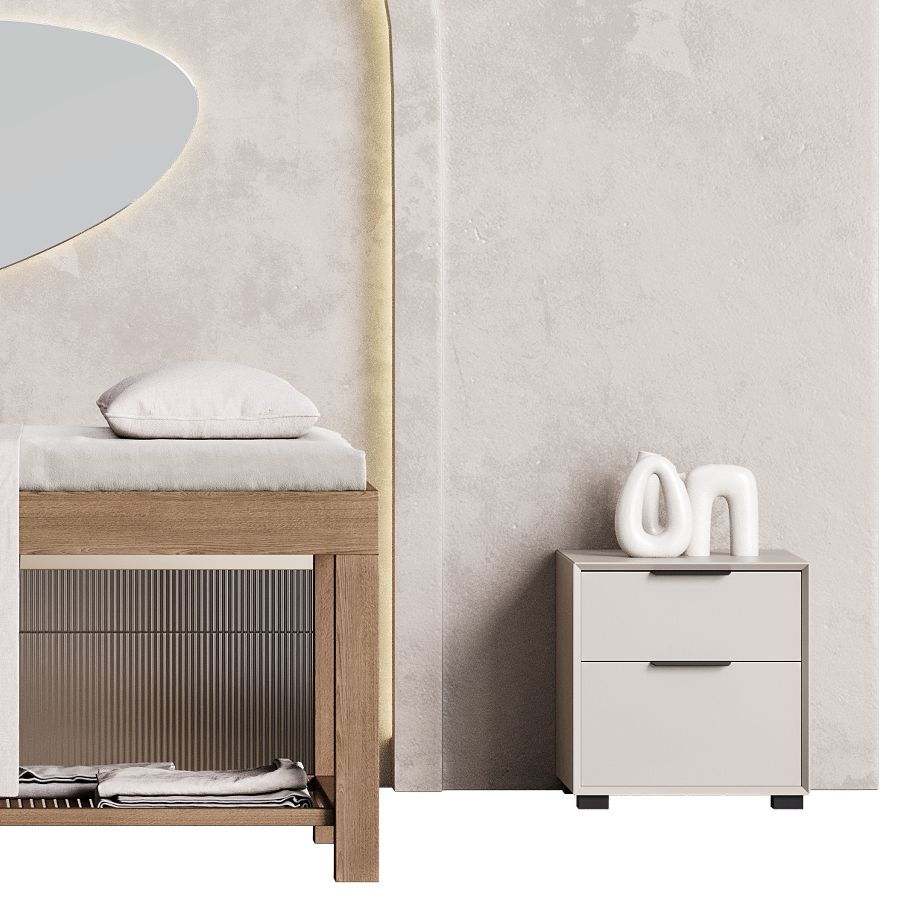 Modern spa and accessories 3D model_7