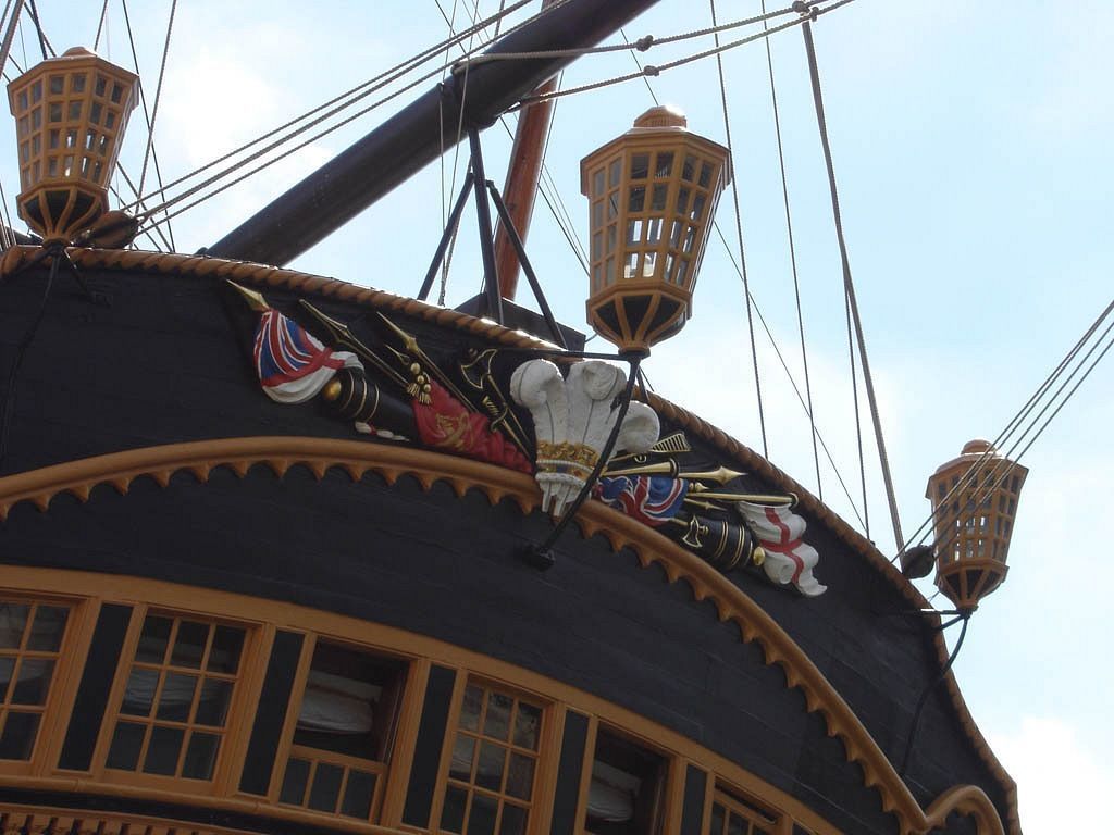 HMS VICTORY coat of arms decoration-figurehead 3D print model_6