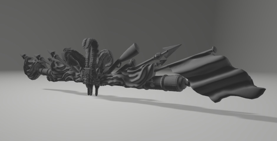 HMS VICTORY coat of arms decoration-figurehead 3D print model_1