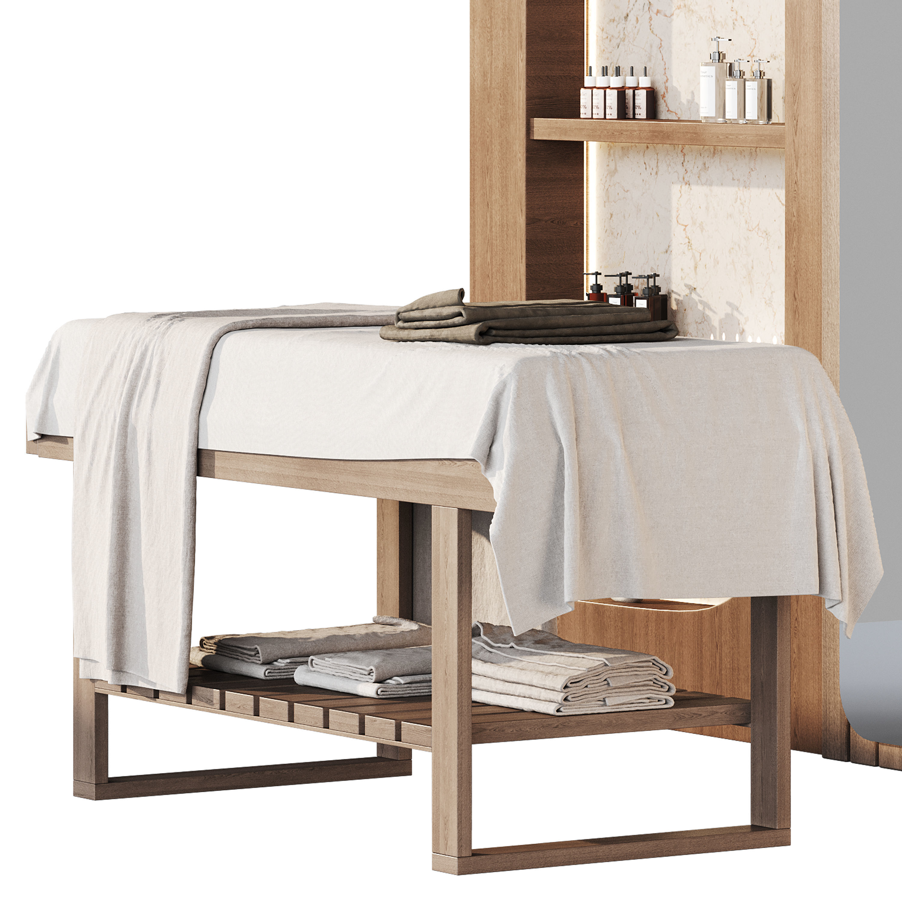 Modern spa and accessories 01 3D model_1