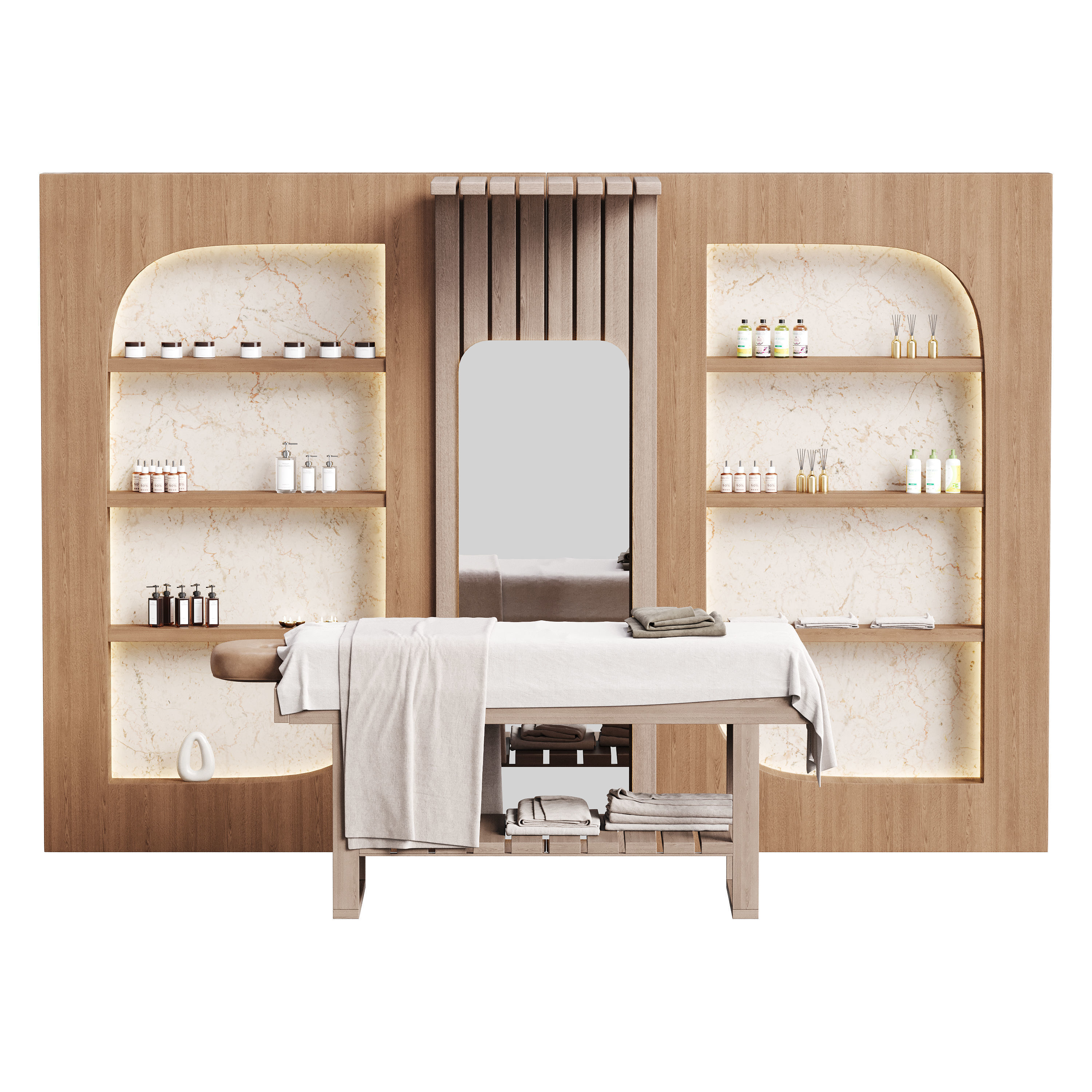 Modern spa and accessories 01 3D model_8