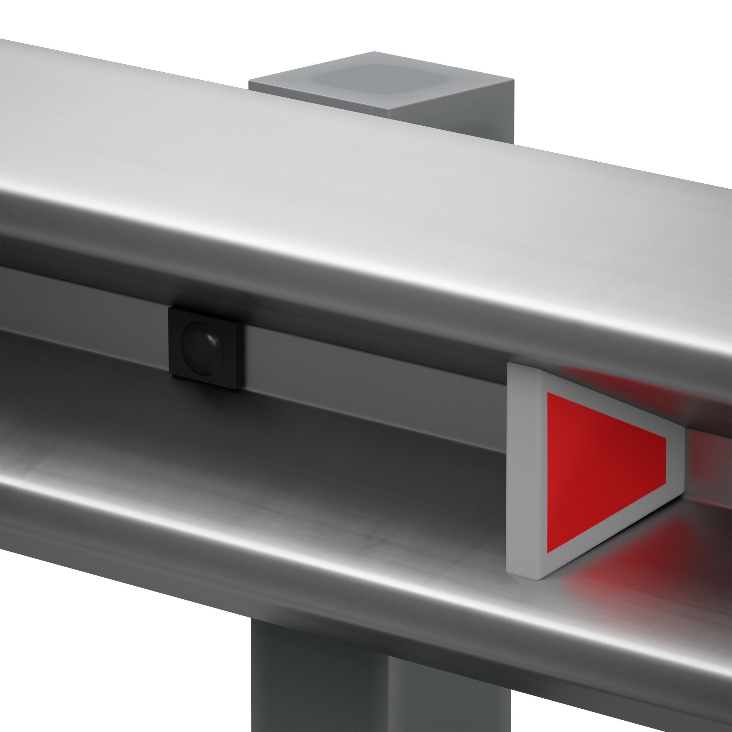 Bumper Road barrier 3D model_30